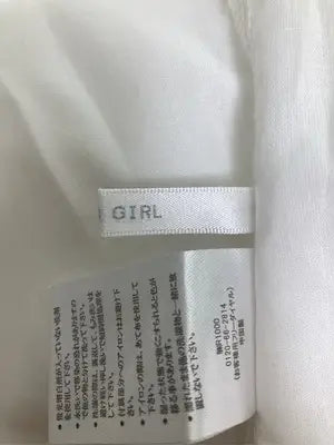 RETRO GIRL/レトロガール/シャツ/ブラウス/トップス/ホワイト/F