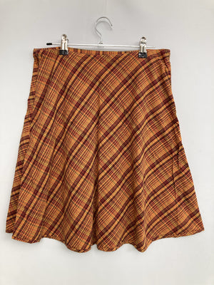 RELAXED/リラックスド/ショート/ミニスカート/スカート/ブラウン/6