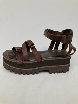 JEANASIS/ジーナシス/サンダル/シューズ/ブラウン