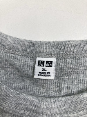 UNIQLO/ユニクロ/Tシャツ/カットソー/トップス/グレー/XL