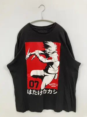 NARUTO/ナルト/Tシャツ/カットソー/トップス/ブラック/XL