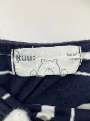 kuu:/Tシャツ/カットソー/トップス/ネイビー/L