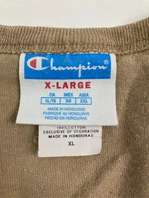 Champion/チャンピオン/Tシャツ/カットソー/トップス/ブラウン/X-LARGE