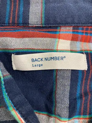 BACK NUMBER/バックナンバー/シャツ/ブラウス/トップス/ネイビー/L