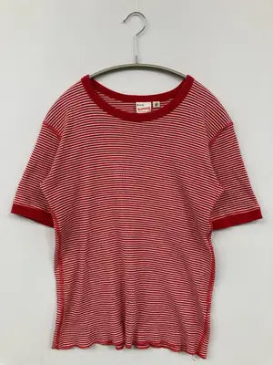 Tシャツ/カットソー/トップス/レッド/S