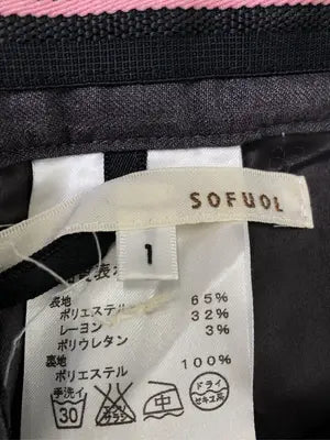 SOFUOL/スラックス/パンツ/グレー/1