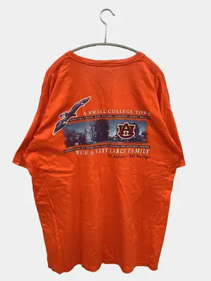 AUBURN/オーバーン/Tシャツ/カットソー/トップス/オレンジ/EG TG XL
