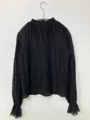 CECIL McBEE/セシルマクビー/シャツ/ブラウス/トップス/ブラック/M