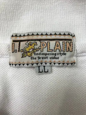 I.T.PLAIN/ポロシャツ/トップス/ホワイト/LL