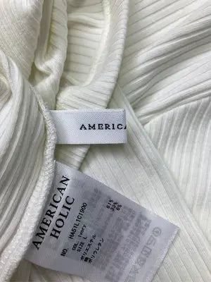 AMERICAN HOLIC/アメリカンホリック/Tシャツ/カットソー/トップス/アイボリー/L