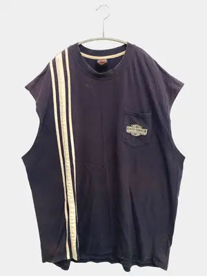 HARLEY-DAVIDSON/ハーレーダビッドソン/Tシャツ/カットソー/トップス/ネイビー