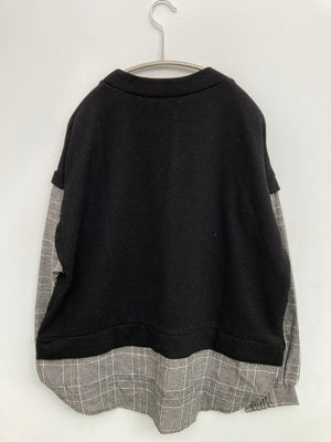 HK WORKS LOMDON/ニット/セーター/トップス/ブラック/L