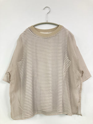 abahouse mavie/Tシャツ/カットソー/トップス/ベージュ/F