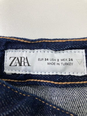 ZARA/ザラ/デニムパンツ/パンツ/ネイビー/EUR34/USA02/MEX24