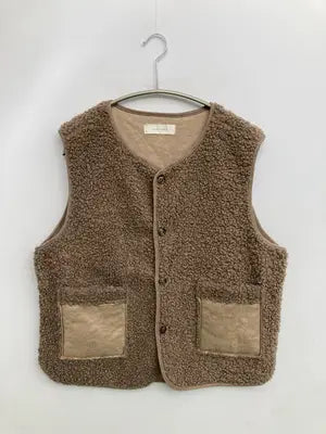me+em select/ミームセレクト/ベスト/トップス/ブラウン/F