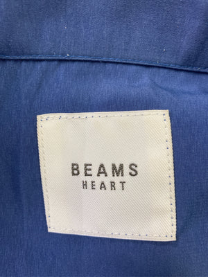 BEAMS HEART/ビームスハート/ステンカラーコート/ジャケット/アウター/ブルー