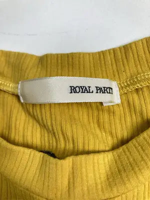 ROYAL PARTY/ロイヤルパーティー/Tシャツ/カットソー/トップス/イエロー/F