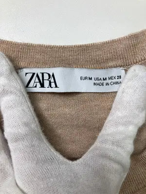 ZARA/ザラ/カーディガン/ボレロ/トップス/ベージュ/USA M