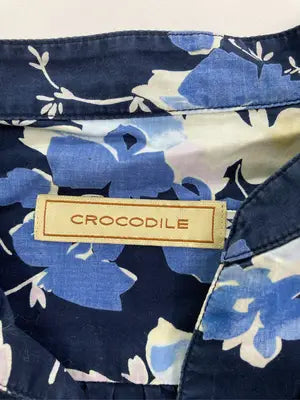 Crocodile/クロコダイル/シャツ/ブラウス/トップス/ブルー