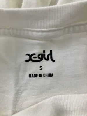 X-GIRL/エックスガール/Tシャツ/カットソー/トップス/ホワイト/S
