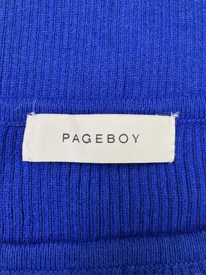 PAGEBOY/ページボーイ/ニット/セーター/トップス/ブルー/F
