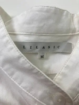 LILASIC/シャツワンピース/ワンピース/ドレス/ホワイト/M