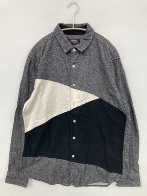 シャツ/ブラウス/トップス/グレー/L