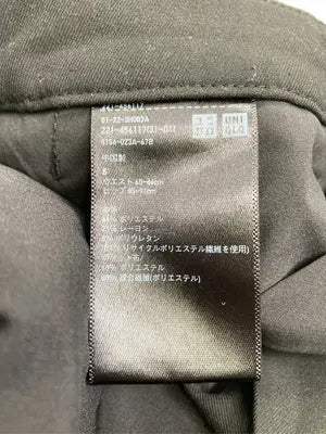 UNIQLO/ユニクロ/スラックス/パンツ/ブラック/S