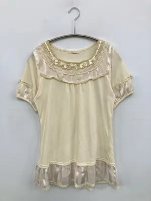 axes femme/アクシーズファム/Tシャツ/カットソー/トップス/ホワイト/M  バスト79～87  身長154～162