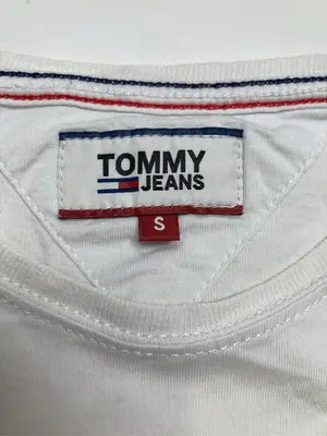 TOMMY JEANS/トミージーンズ/Tシャツ/カットソー/トップス/ホワイト/S