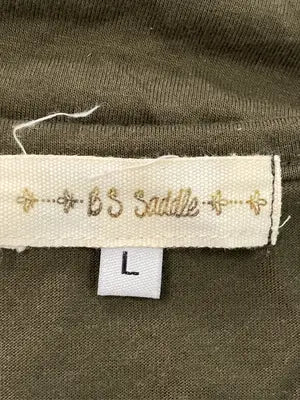B.S.SADDLE/Tシャツ/カットソー/トップス/カーキ/L