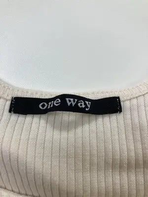 One Way/ワンウェイ/Tシャツ/カットソー/トップス/アイボリー/F
