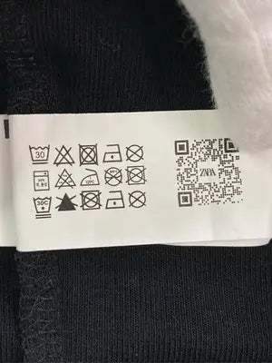 ZARA/ザラ/Tシャツ/カットソー/トップス/ブラック/USA L