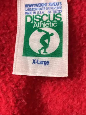 DISCUS ATHLETIC/ディスカスアスレチック/スウェット/トップス/レッド/X-Large