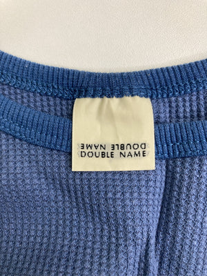 DOUBLE NAME/ダブルネーム/タンクトップ/トップス/ブルー