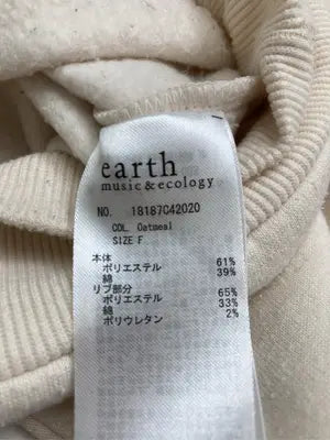 earth music&ecology/アースミュージックアンドエコロジー/パーカー/トップス/アイボリー/F