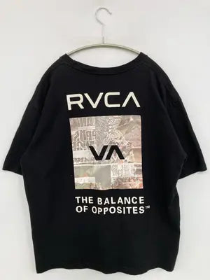 RVCA/ルーカ/Tシャツ/カットソー/トップス/ブラック/S