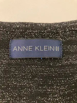 ANNE KLEINⅡ/ニット/セーター/トップス/ブラック/L