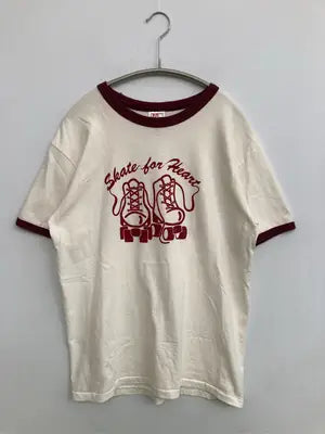 cross&stttch/Tシャツ/カットソー/トップス/ホワイト/LARGE