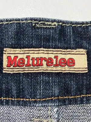 melurelee/ショート/ミニスカート/スカート/ネイビー/ウェスト６７　ヒップ９３
