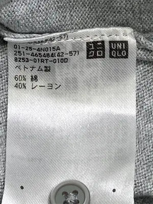UNIQLO/ユニクロ/カーディガン/ボレロ/トップス/グレー/M