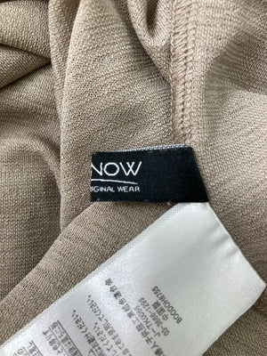 NOWNOW/ナウナウ/Tシャツ/カットソー/トップス/ブラウン/M