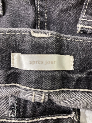 apres jour/アプレジュール/デニムパンツ/パンツ/ブラック/S