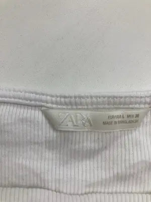 ZARA/ザラ/ノースリーブ/トップス/ホワイト/L