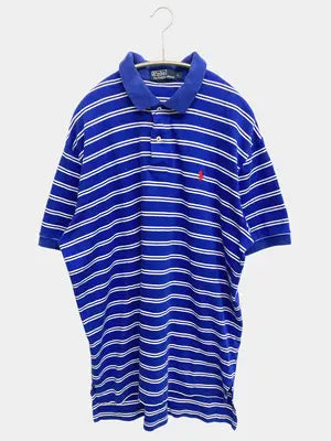 Polo by Ralph Lauren/ポロバイラルフローレン/ポロシャツ/トップス/ブルー/L