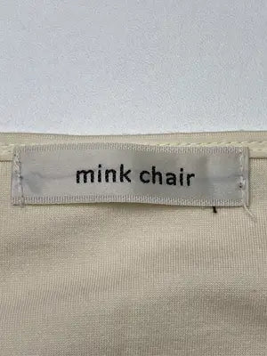 mink chair/Tシャツ/カットソー/トップス/アイボリー/02
