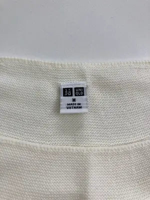 UNIQLO/ユニクロ/ニット/セーター/トップス/ホワイト/M