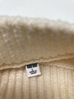 UNIQLO/ユニクロ/ニット/セーター/トップス/ベージュ/L