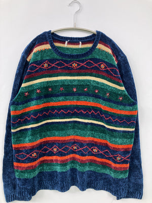 ニット/セーター/トップス/ネイビー