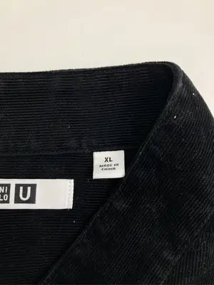 UNIQLO U/ユニクロユー/シャツ/ブラウス/トップス/ブラック/XL